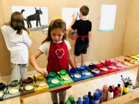 Malen im Malatelier